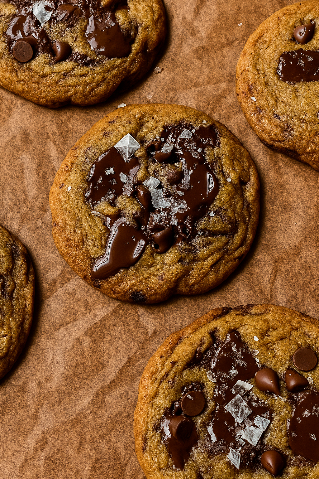 Brown butter bubbling in a small saucepan, showing golden specks forming at the bottom.