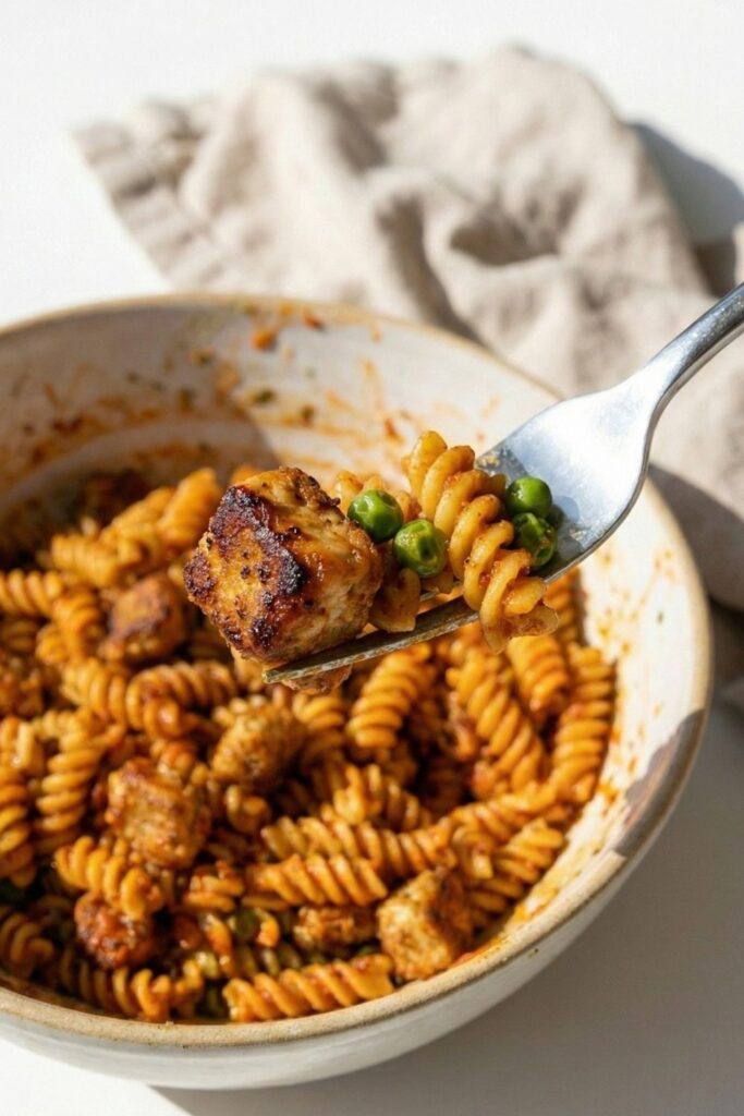 buffalo chicken pasta perfect bite